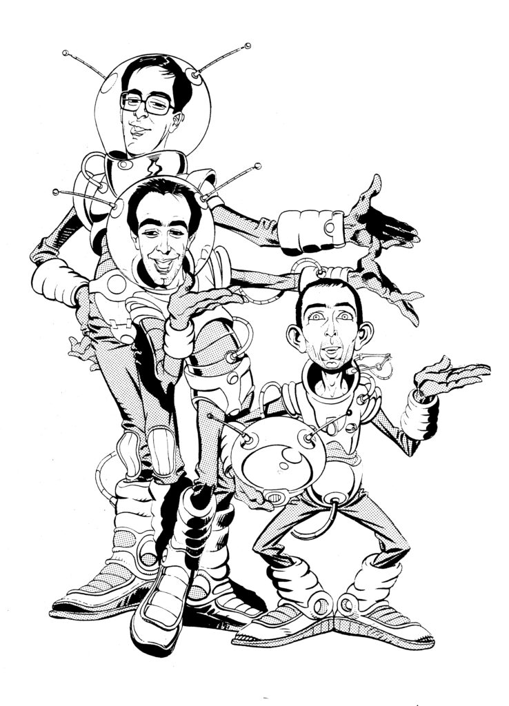 Michele Medda, Antonio Serra, Bepi Vigna