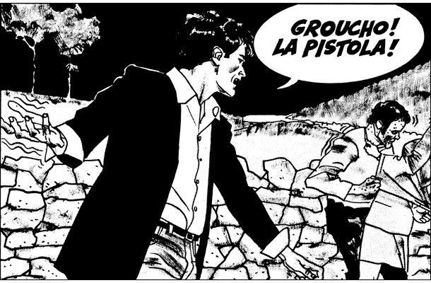 “Groucho! La pistola!”