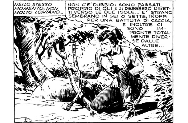 “Non c’è dubbio: sono passati proprio di qui…”