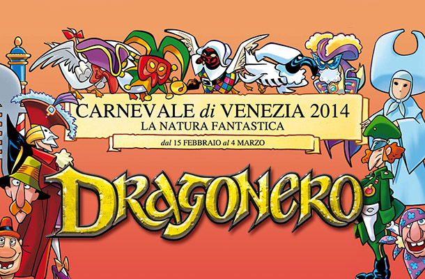 Dragonero al Carnevale di Venezia.