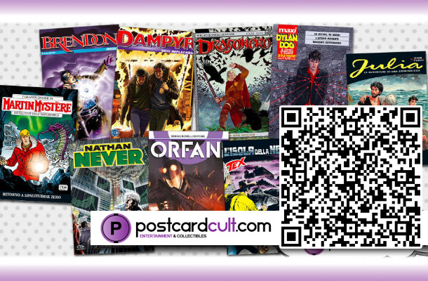 In arrivo le cartoline di febbraio degli Eroi Bonelli!