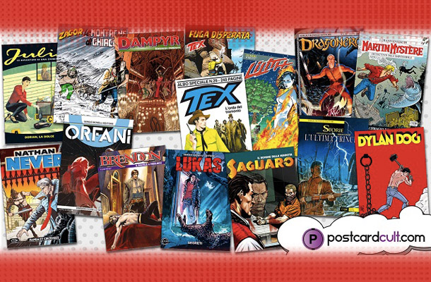 Le cartoline di giugno degli Eroi Bonelli!