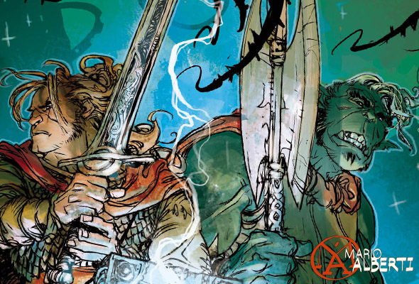 Mario Alberti per Dragonero!