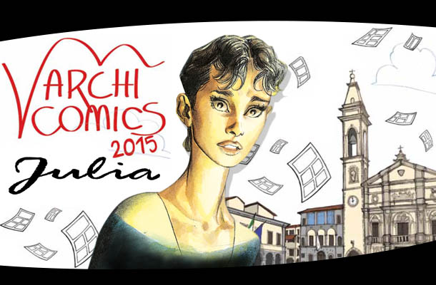 Le copertine di Julia in mostra.