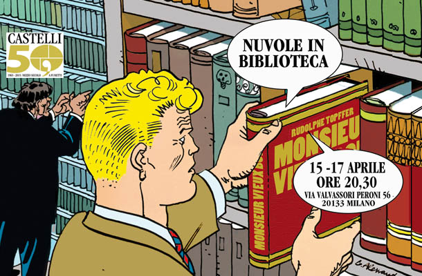 Nuvole in biblioteca a Milano!