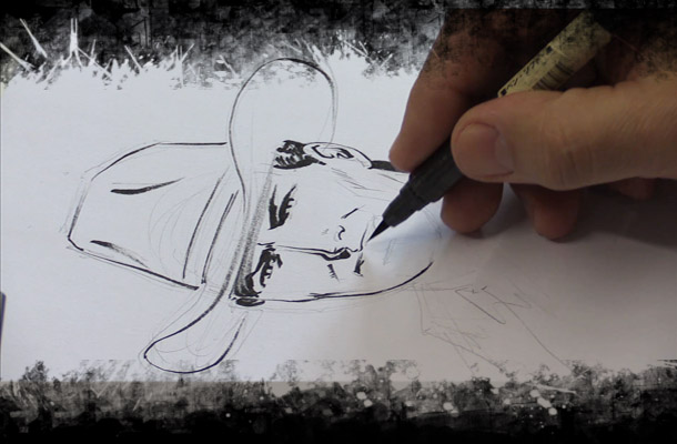 Maurizio Dotti disegna Tex!