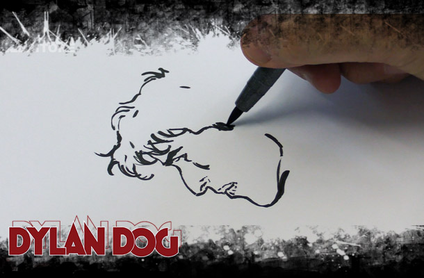 Giampiero Casertano disegna Dylan Dog!