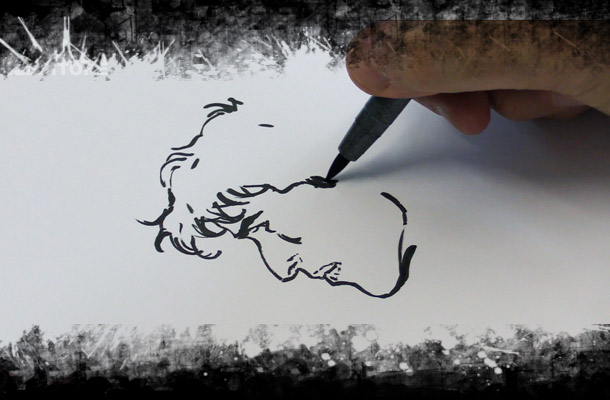 Giampiero Casertano disegna Dylan Dog!