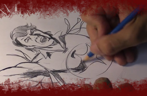 Mauro Laurenti disegna Zagor