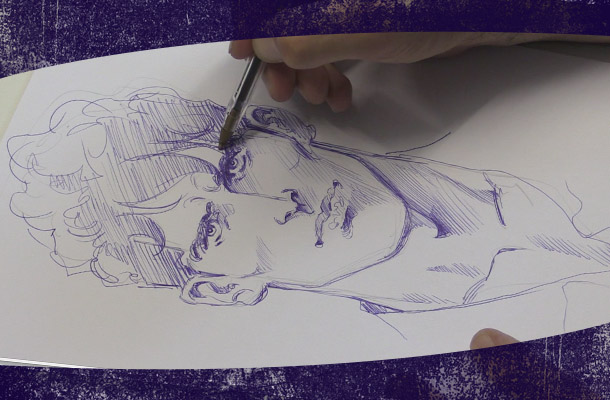 Sergio Gerasi disegna Dylan Dog!