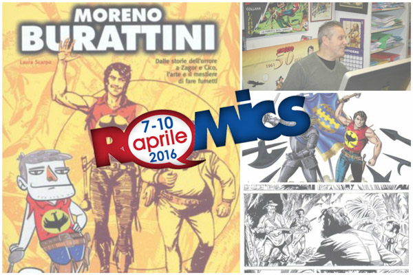 Moreno Burattini a Romics!