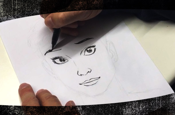 Claudio Piccoli disegna Julia!