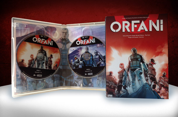 Il motion comic di Orfani in dvd!