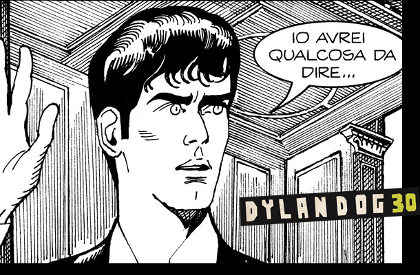 Paolo Bacilieri per Dylan Dog a Torino.