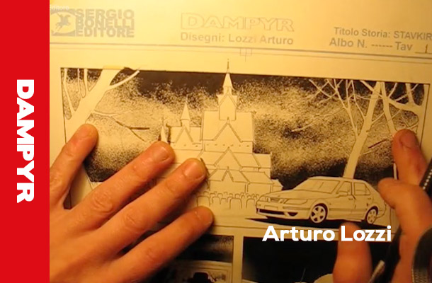 Arturo Lozzi disegna Dampyr!