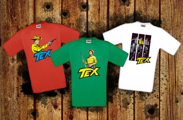 Tre nuove t-shirt per Tex!