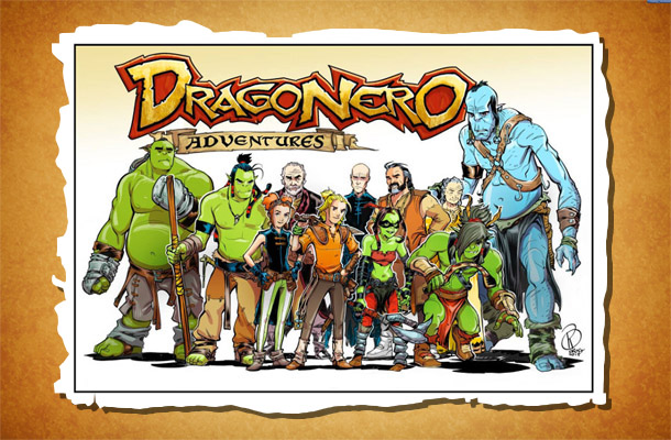 I protagonisti di Dragonero Adventures!