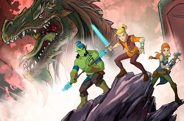 La serie animata di Dragonero a Lucca!