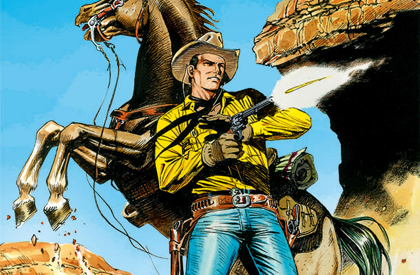 Maurizio Dotti e le cartoline di Tex