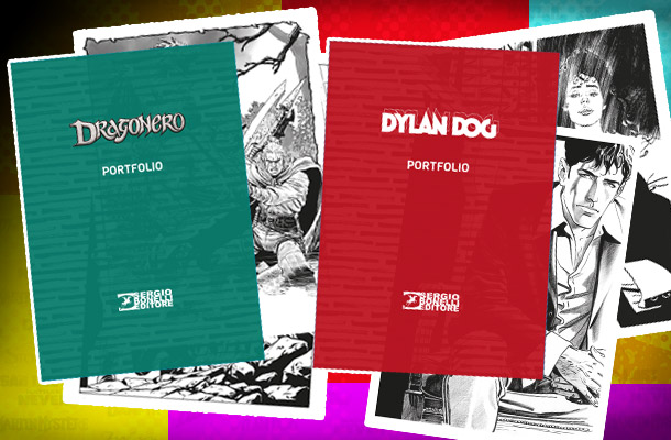 I portfolio di Dylan Dog e Dragonero!