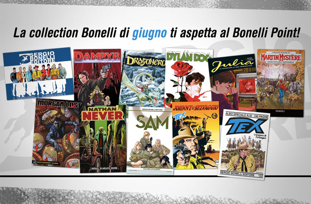 Le cartoline degli Eroi Bonelli in omaggio al Bonelli Point!