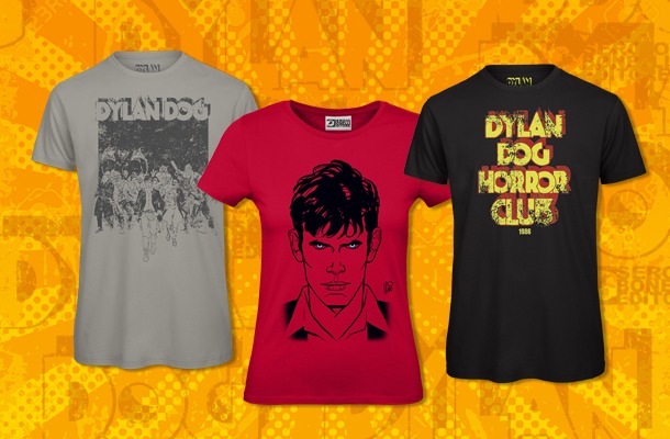 Tre nuove t-shirt di Dylan Dog!