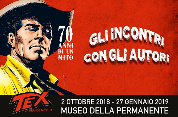 Gli autori alla mostra di Tex!
