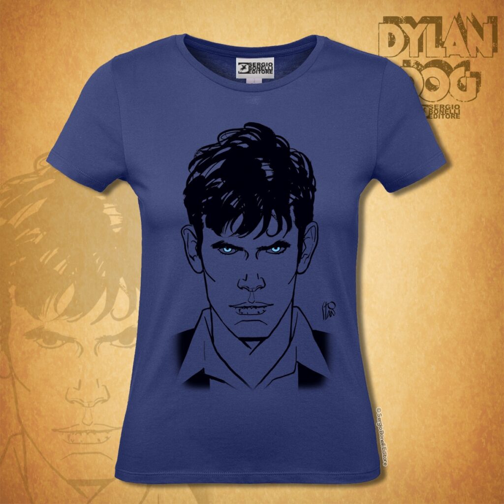 T-shirt Donna Dylan Dog – Blu