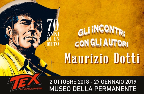 Maurizio Dotti alla Mostra di Tex!