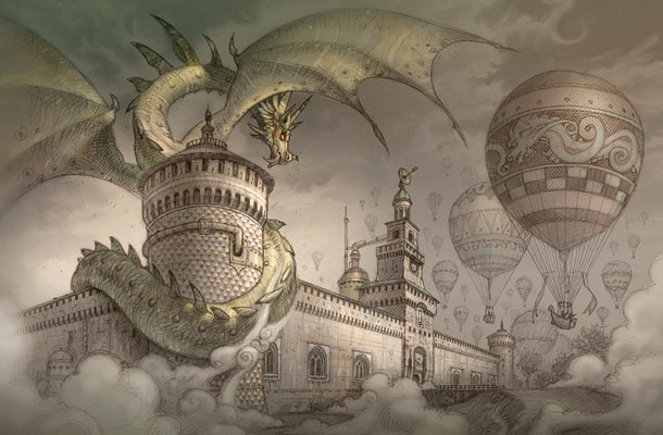 Draghi, dirigibili e mongolfiere alla Sormani