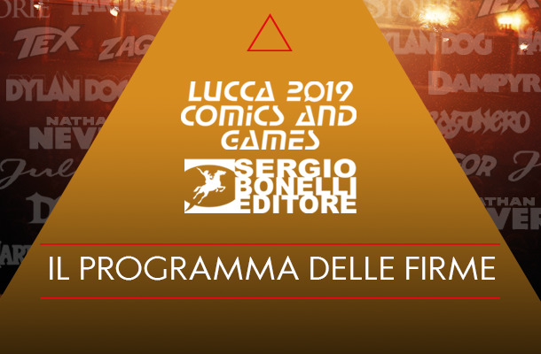 I firmacopie di Lucca Comics 2019
