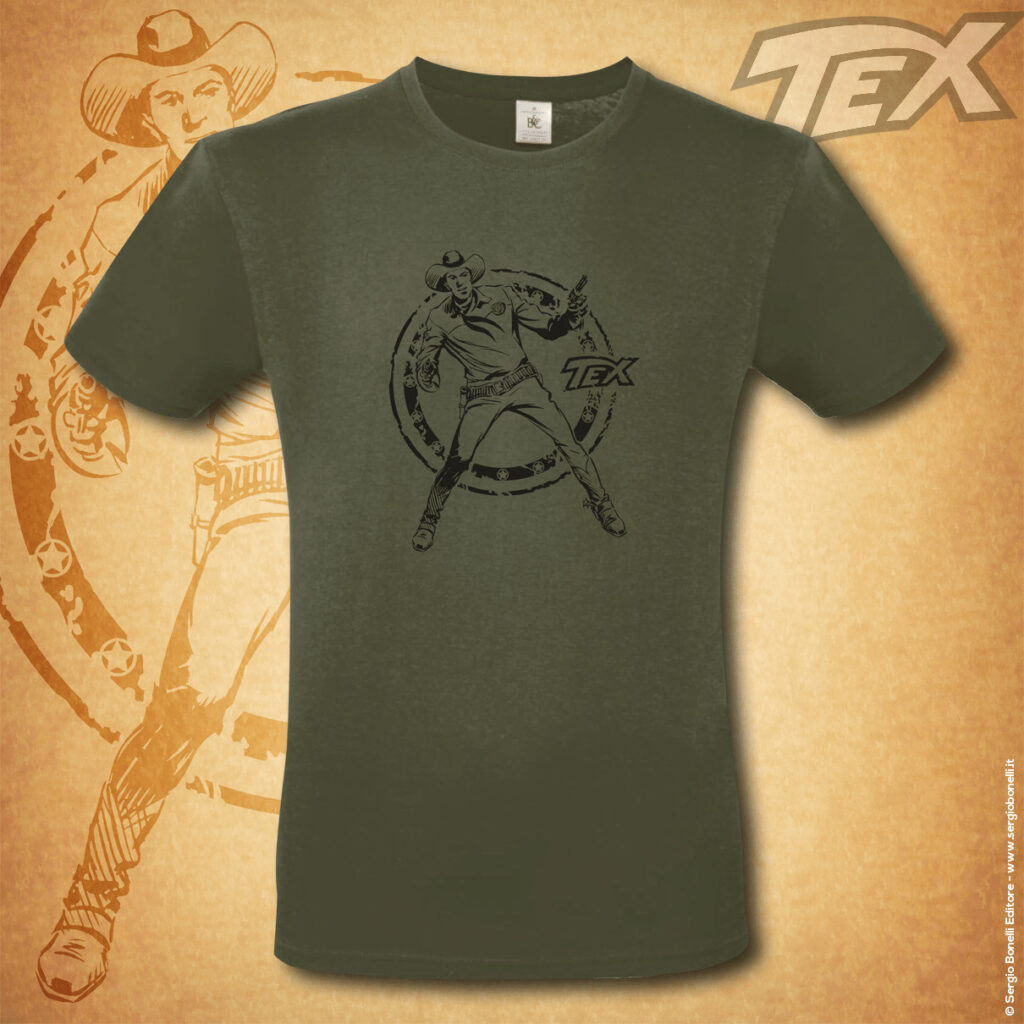 T-shirt Tex Ranger – Verde militare