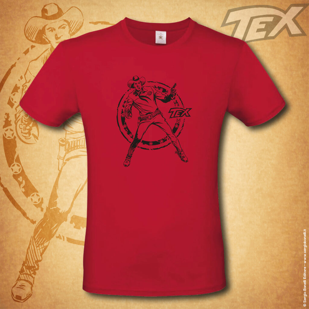 T-shirt Tex Ranger – Rossa