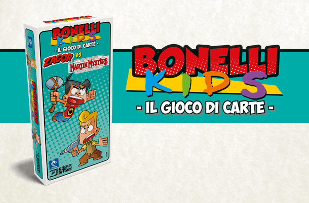 Il gioco di carte dei Bonelli Kids a Lucca