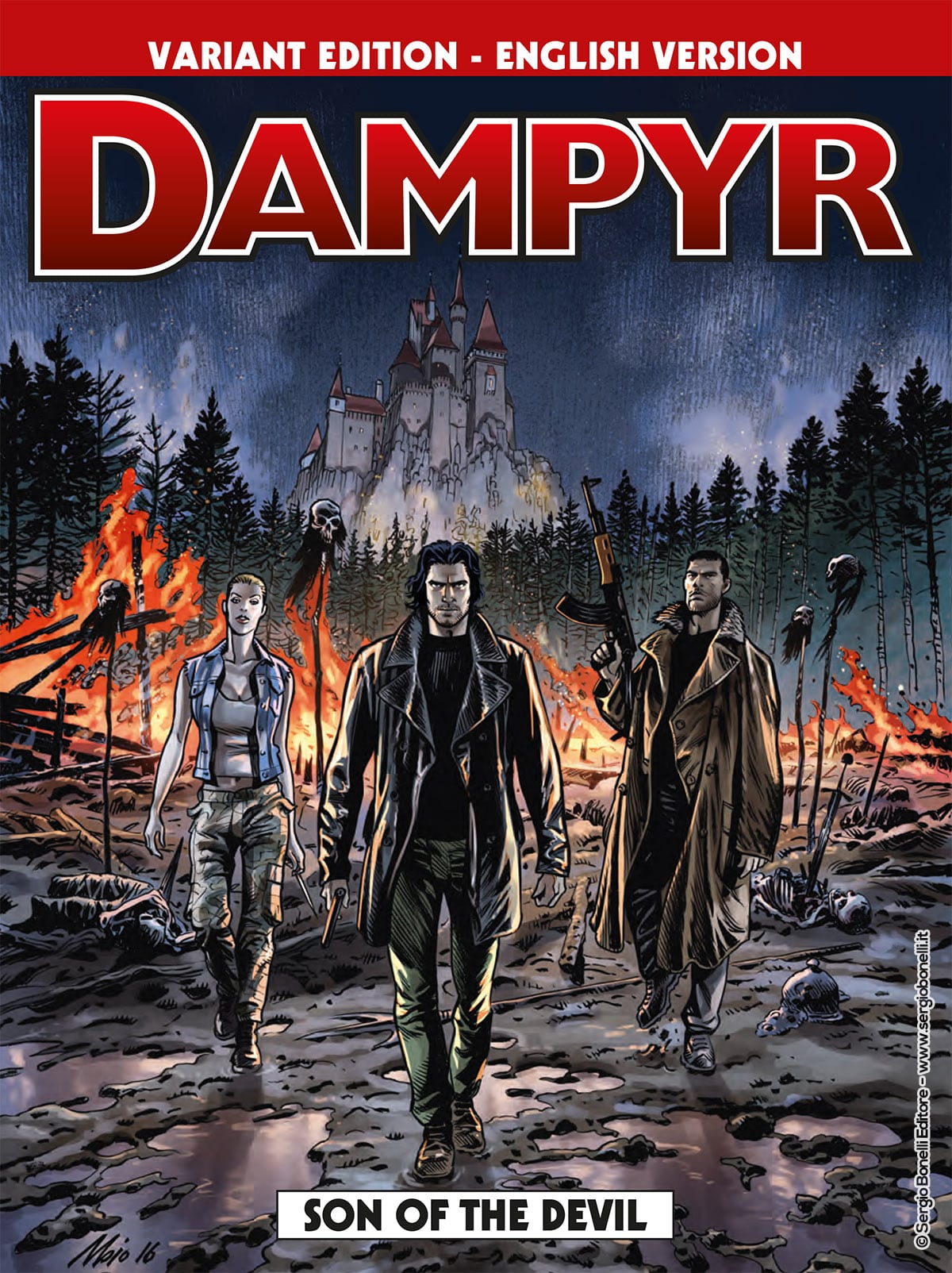 Dampyr 1-2 – Variant inglese