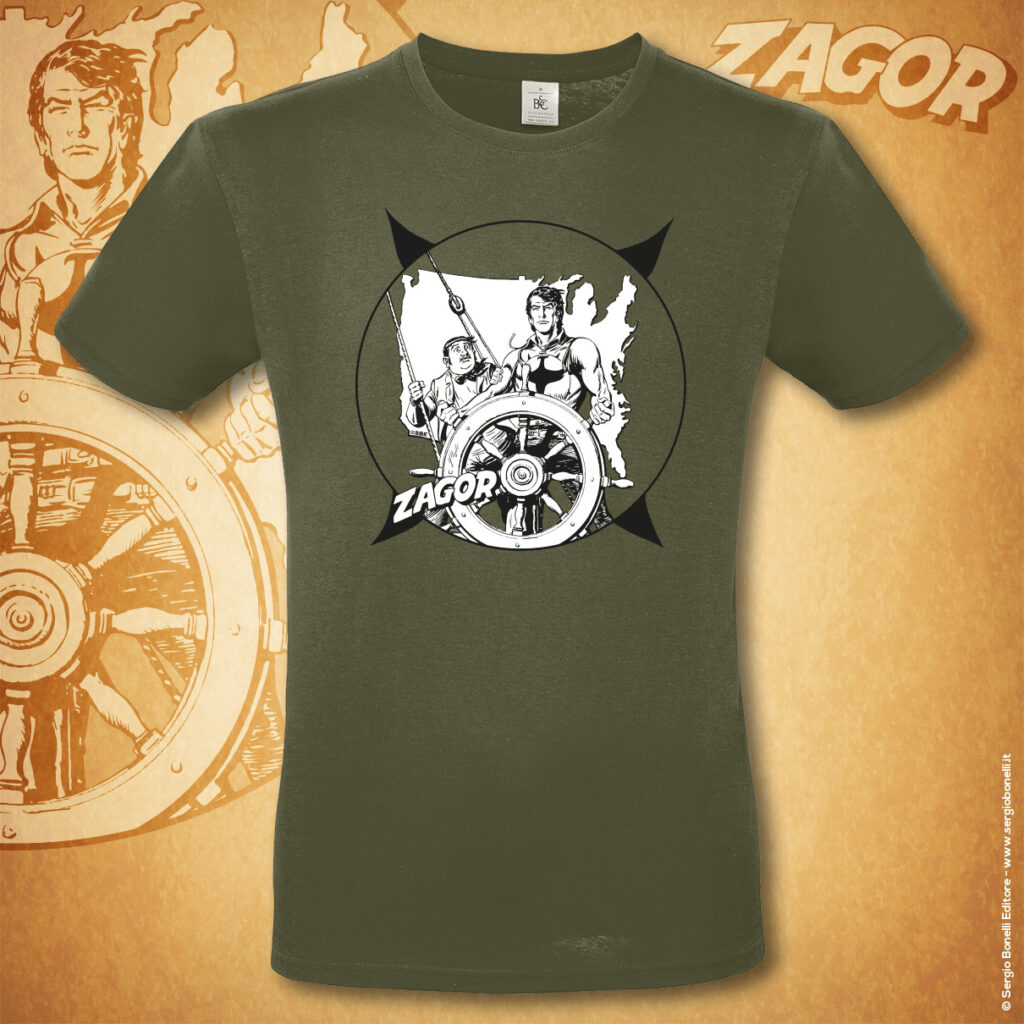 T-shirt Zagor Odissea americana – Urban Khaki