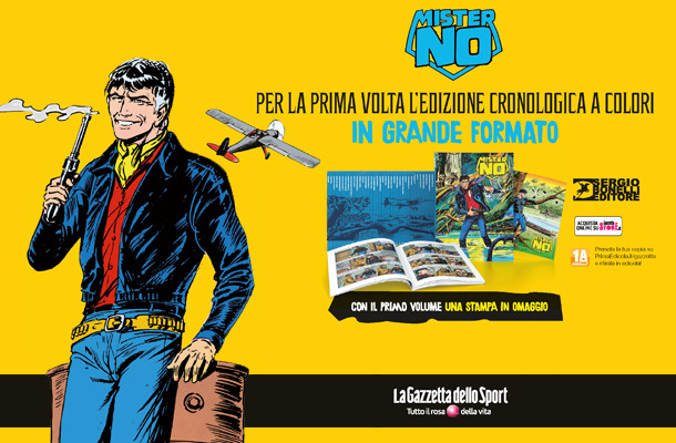 Mister No torna con la Gazzetta dello Sport!