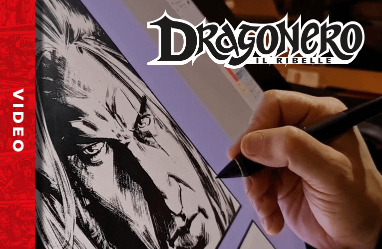 Luca Malisan disegna Dragonero!