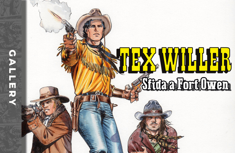Come nasce la copertina di Tex Willer 33!