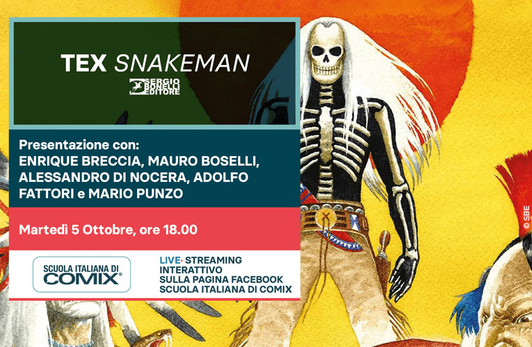 Tex: Snakeman in streaming!