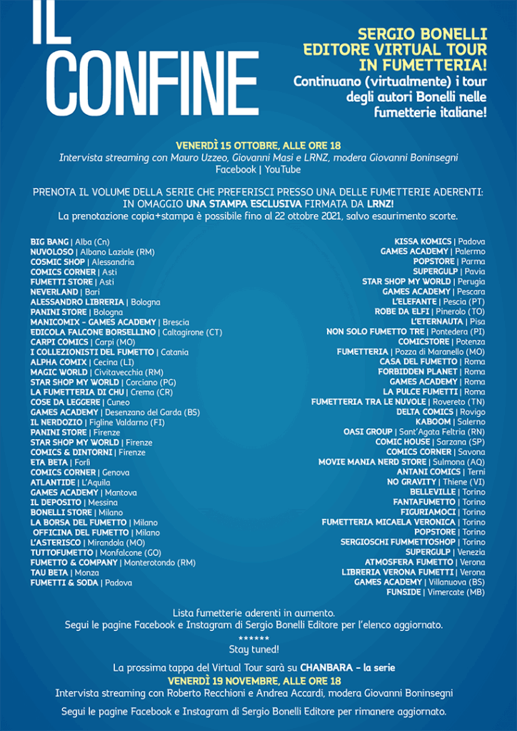 Incontro virtuale al Confine!