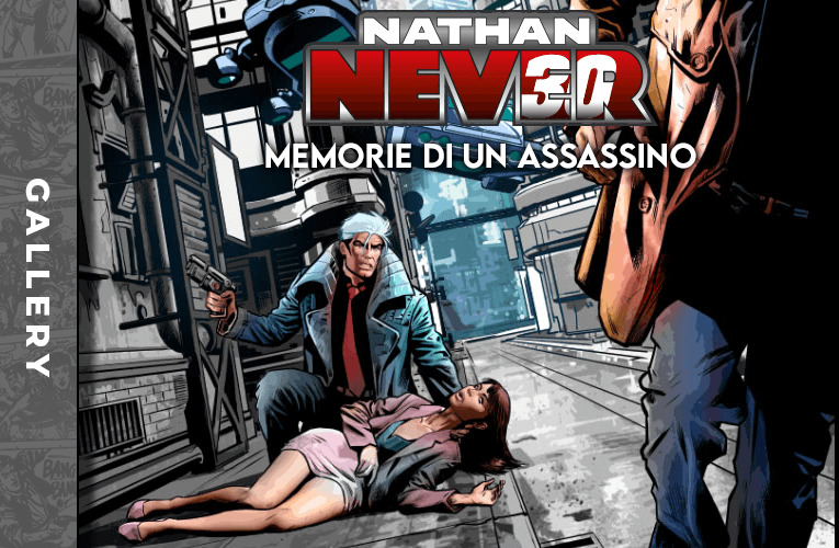 La creazione della copertina di Nathan Never 365