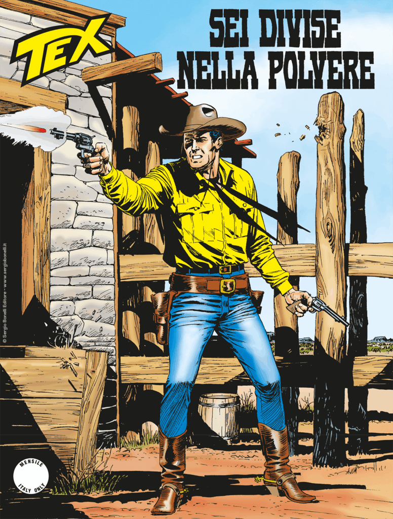 Sei divise nella polvere