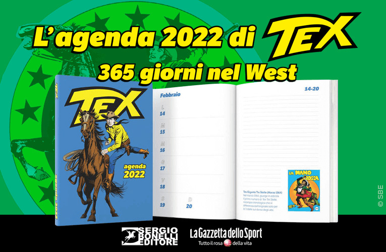 Arriva l'agenda di Tex!