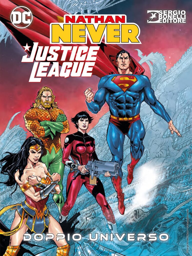 Nathan Never Justice League – Justice Cover