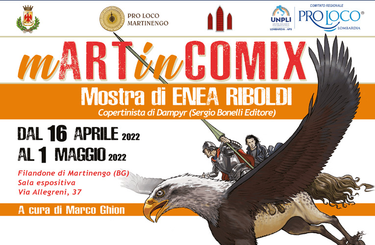 Enea Riboldi in mostra con Dampyr