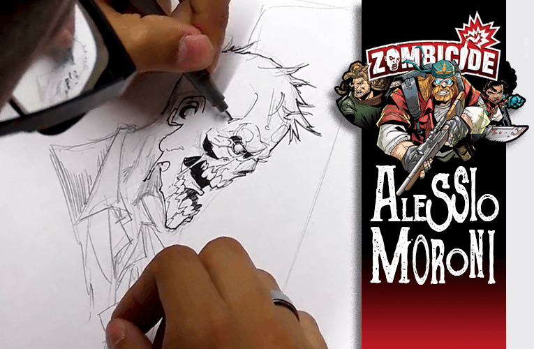 Alessio Moroni disegna zombi!