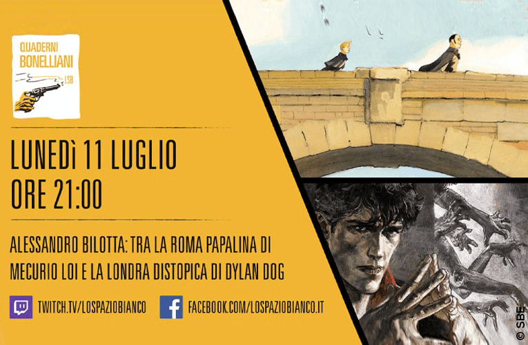 Quaderni Bonelliani con Mercurio Loi e Dylan Dog!
