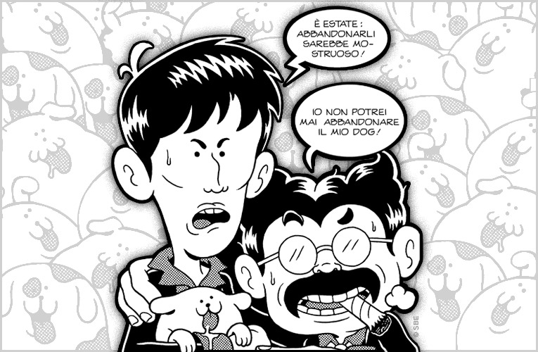 Dylan Dog e Groucho contro l'abbandono dei cani!