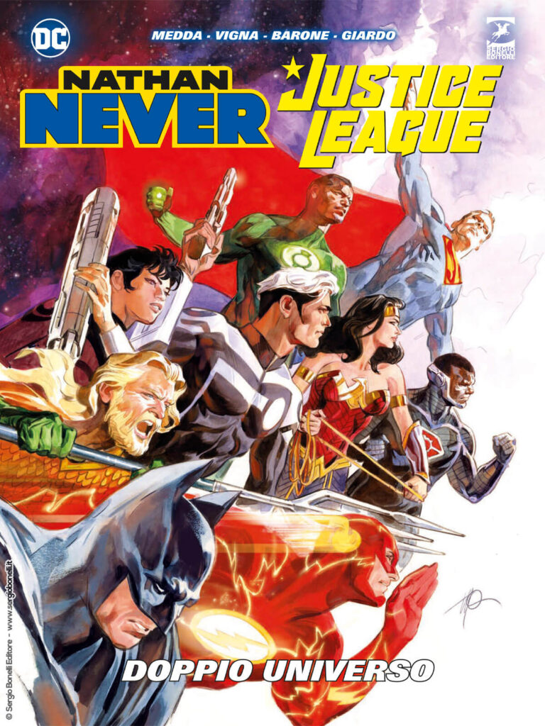 Nathan Never Justice League. Doppio Universo - Variant